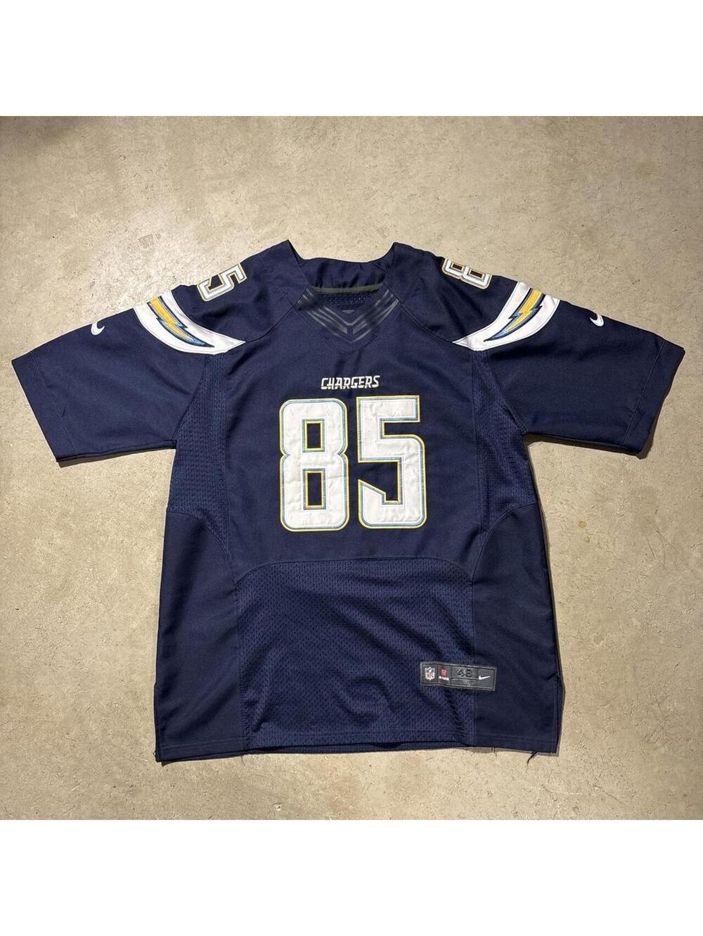 Nike San Diego Chargers Antonio Gates #85 NFL Jersey Navy Mens 48 Large